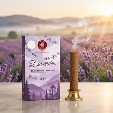 Big Bell Lavender Premium Wet Dhoop - 10 Pcs