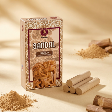 Big Bell Sandal Thick Dhoop Sticks – 10 Sticks