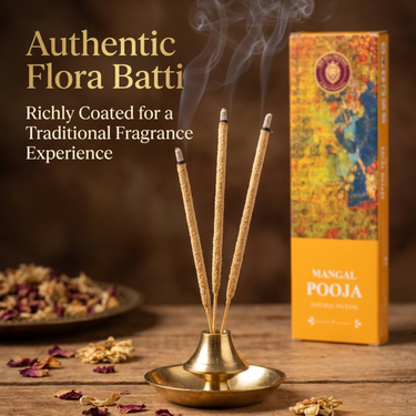 Big Bell Mangal Pooja Natural Flora Incense Sticks - 50g