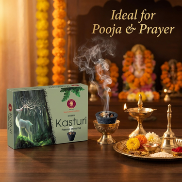 Big Bell Kasturi Premium Dhoop Cup - 10 Cup