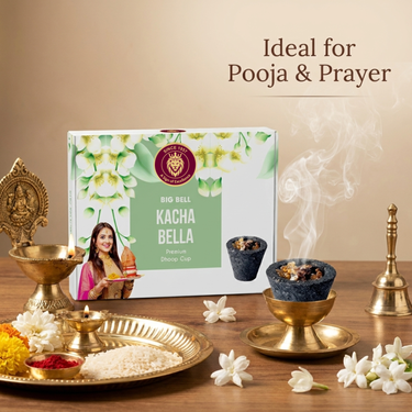 Big Bell Kacha Bella Premium Dhoop Cup - 10 Cup