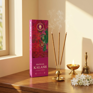 Big Bell Mangal Kalash Natural Flora Incense Sticks - 50g