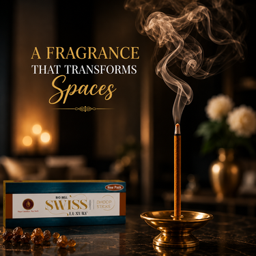 BigBell Swiss Luxury Dhoop Sticks 6 Inch | 10 Sticks
