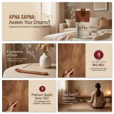 Big Bell Apna Sapna Premium Incense Sticks - 90 Gram