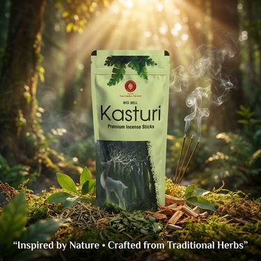 Big Bell Kasturi Premium Incense Sticks - 90 Gram