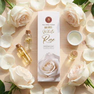 White Rose Premium Incense Sticks - Pack of 2