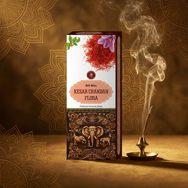 Big Bell Kesar Chandan Flora Premium Incense - 225 grm