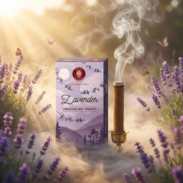 Big Bell Lavender Premium Wet Dhoop - 10 Pcs