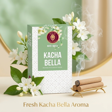 Big Bell Kacha Bella Premium Thick Dhoop Sticks - 3 Inch