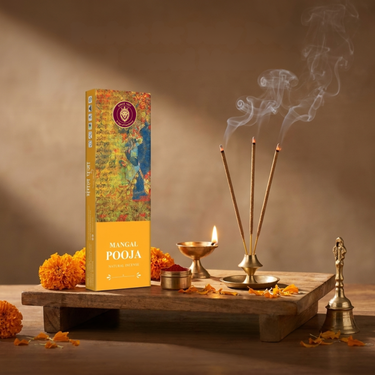 Big Bell Mangal Pooja Natural Flora Incense Sticks - 50g