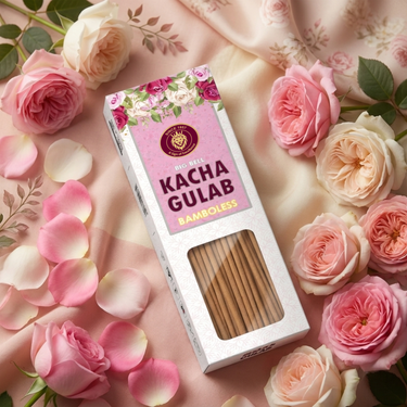 Big Bell Kacha Gulab Bamboless Dhoop Sticks – 100g