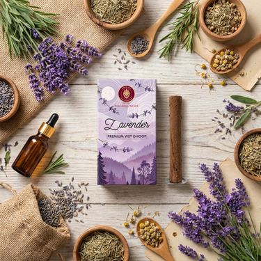 Big Bell Lavender Premium Wet Dhoop - 10 Pcs