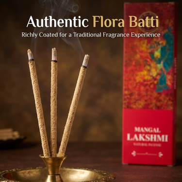 Big Bell Mangal Lakshmi Natural Flora Incense Sticks - 50g