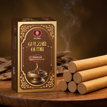 Big Bell Gulzar Oudh Thick Dhoop Sticks – 10 Sticks
