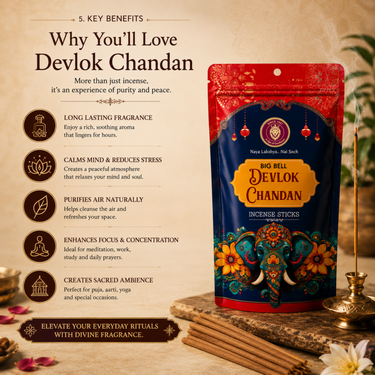 DEVLOK CHANDAN INCENSE STICKS – 90g