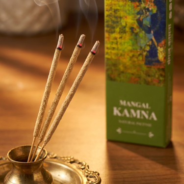 Big Bell Mangal Kamna Natural Flora Incense Sticks - 50g