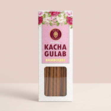 Big Bell Kacha Gulab Bamboless Dhoop Sticks – 100g