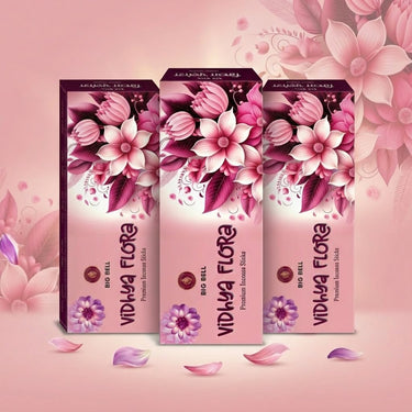 Vidhya Flora Premium Incense Sticks (Pack of 3)
