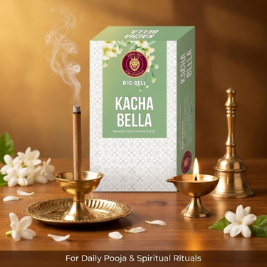 Big Bell Kacha Bella Premium Thick Dhoop Sticks - 3 Inch