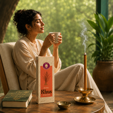 Big Bell Khus Dhoop Sticks 6 Inch | 10 Sticks