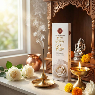 White Rose Premium Incense Sticks - Pack of 2