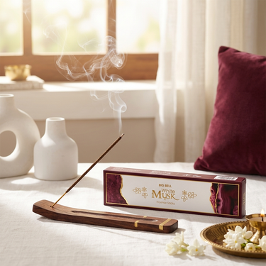 Big Bell White Musk Incense Sticks – 10 Sticks