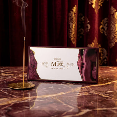 Big Bell White Musk Incense Sticks - 25 Sticks