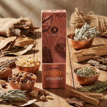Big Bell Copper Chimney Premium Incense Sticks - 100 Gram