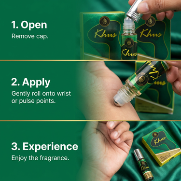 Big Bell Khus Attar Roll-On - 6 ML