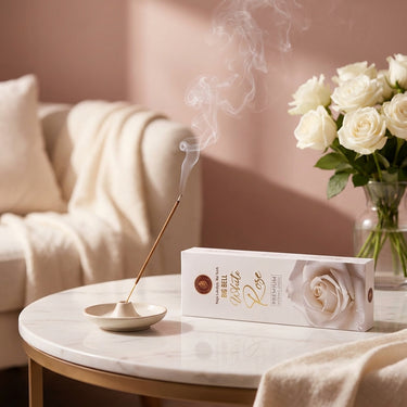 White Rose Premium Incense Sticks - Pack of 2