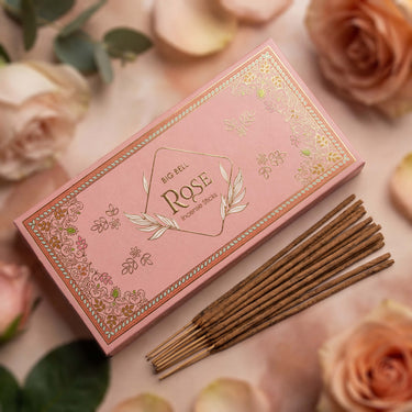 Big Bell Premium Rose Incense Sticks - 25 Sticks