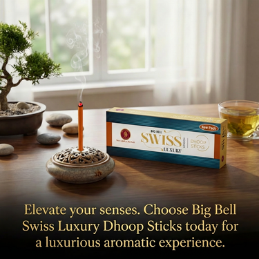 BigBell Swiss Luxury Dhoop Sticks 6 Inch  | 10 Sticks