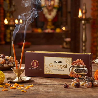 Big Bell Guggul Dhoop Sticks 6 Inch | 10 Sticks