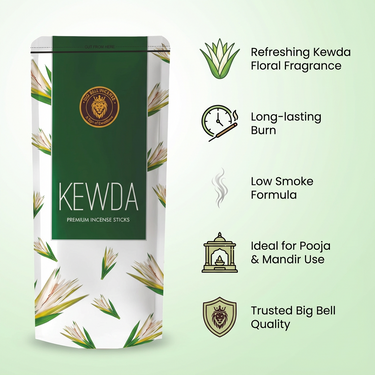 Big Bell Kewda Incense Sticks - 110 Gram