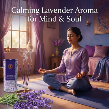 Big Bell Lavender Incense Sticks - 100 Gram