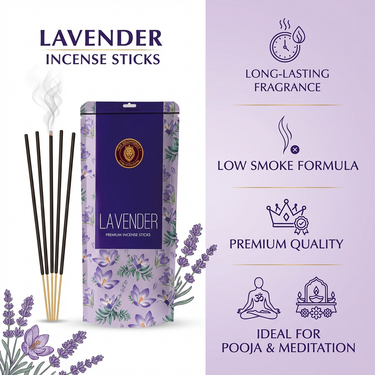 Big Bell Lavender Incense Sticks - 100 Gram