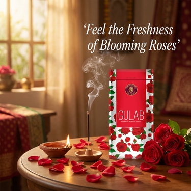 Big Bell Gulab Premium Incense Sticks - 110 Gram