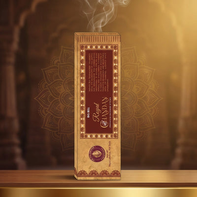 Big Bell Royal Chandan Premium Incense Sticks - 10 Sticks