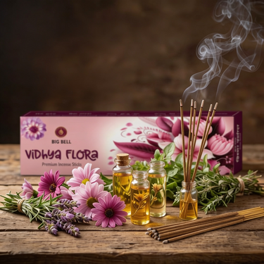Vidhya Flora Premium Incense Sticks (Pack of 3)
